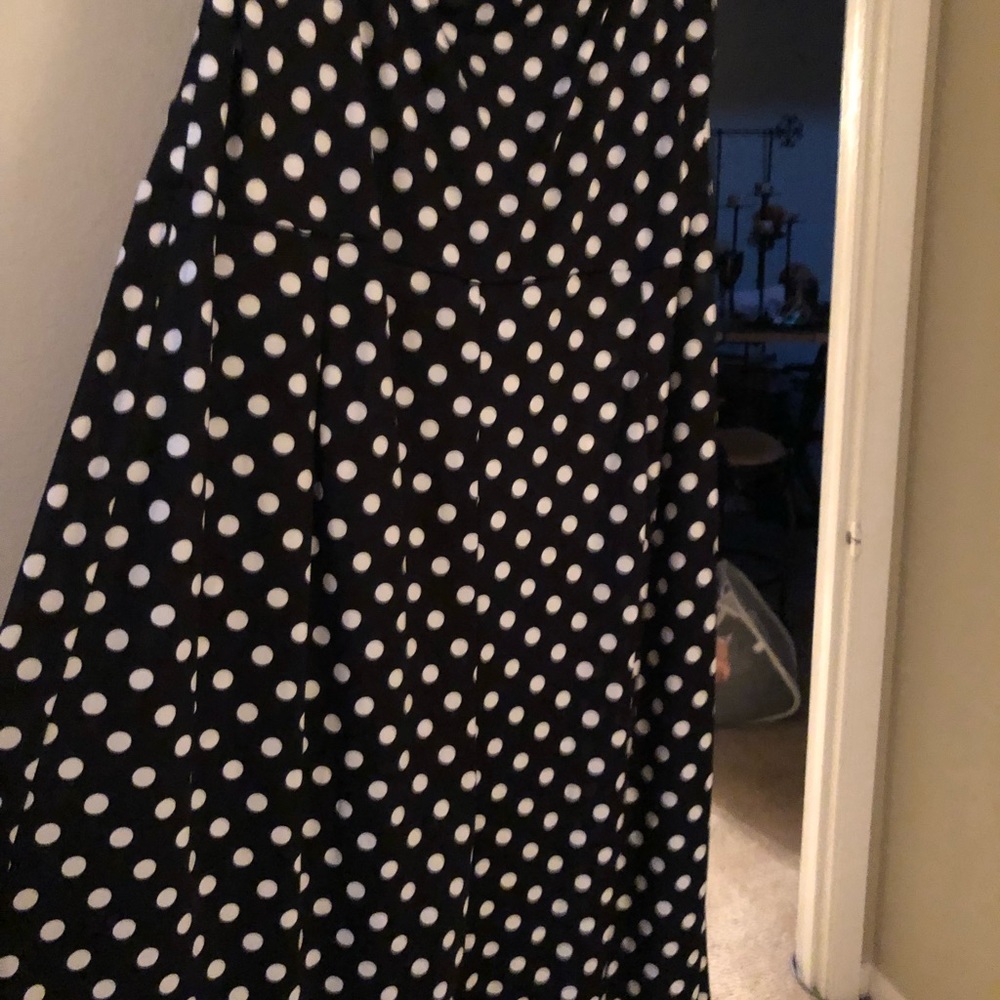Black and White polka dot jumpsuit